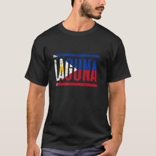 CAMISETA LAGUNA FILIPINAS COM SEU ORGULHO FILIPINO FLAG