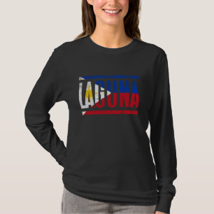 CAMISETA LAGUNA FILIPINAS COM SEU ORGULHO FILIPINO FLAG