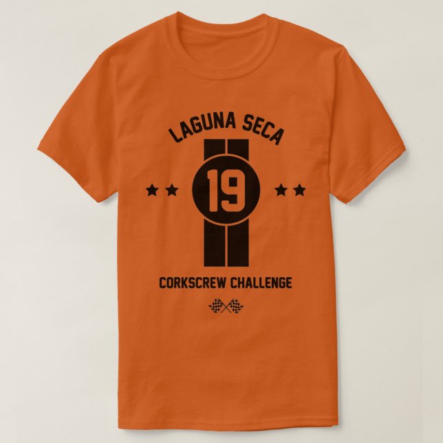 Camiseta Laguna Seca Black (Frente do Design)