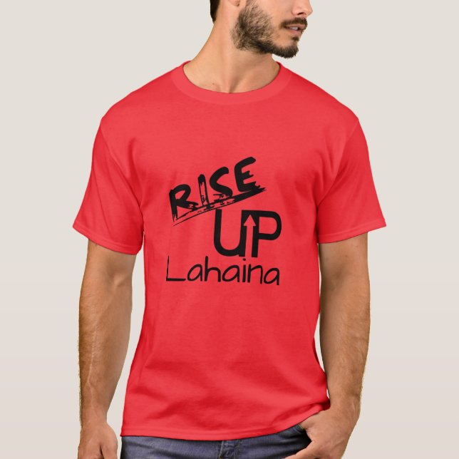 Camiseta Lahaina e Lahaina se lembram da data (Frente)