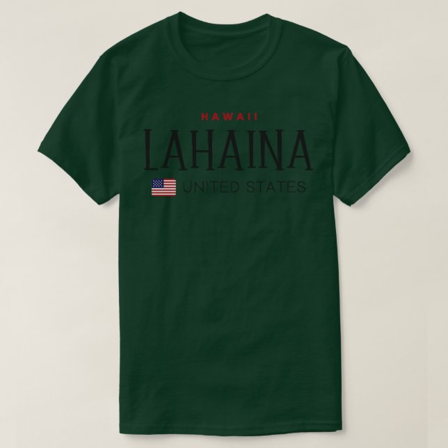 Camiseta Lahaina Hawaii Estados Unidos (Frente do Design)