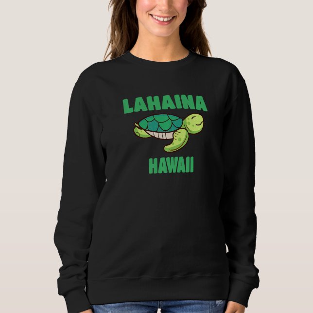 Camiseta Lahaina Hawaii Sea Turtle Themed (Frente)