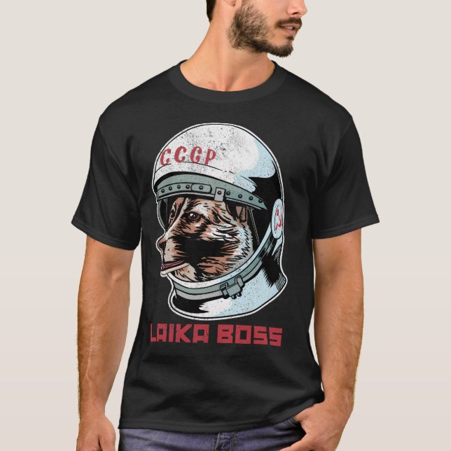 Camiseta Laika Boss Space Dog (Frente)