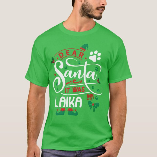 Camiseta Laika Cachorro Cachorro Cachorro (Frente)