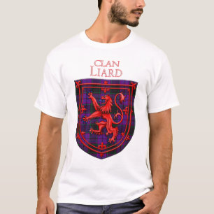 Camiseta Laird Tartan Scottish Xadrez Lion Rampant