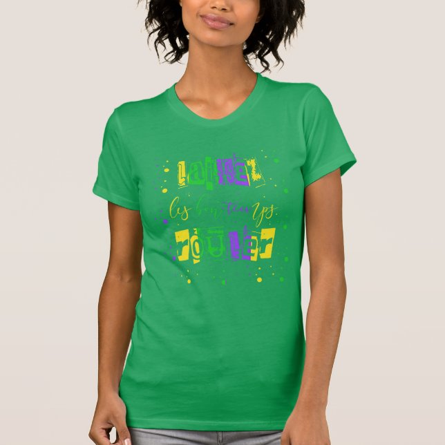 Camiseta Laissez les bon temps (Frente)