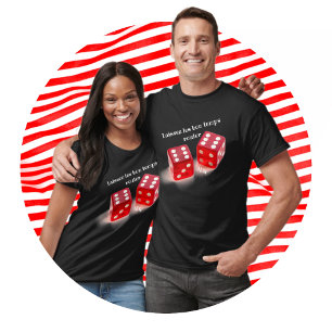 Camiseta Laissez les Bon Temps Rouler Red Dice T Shirt