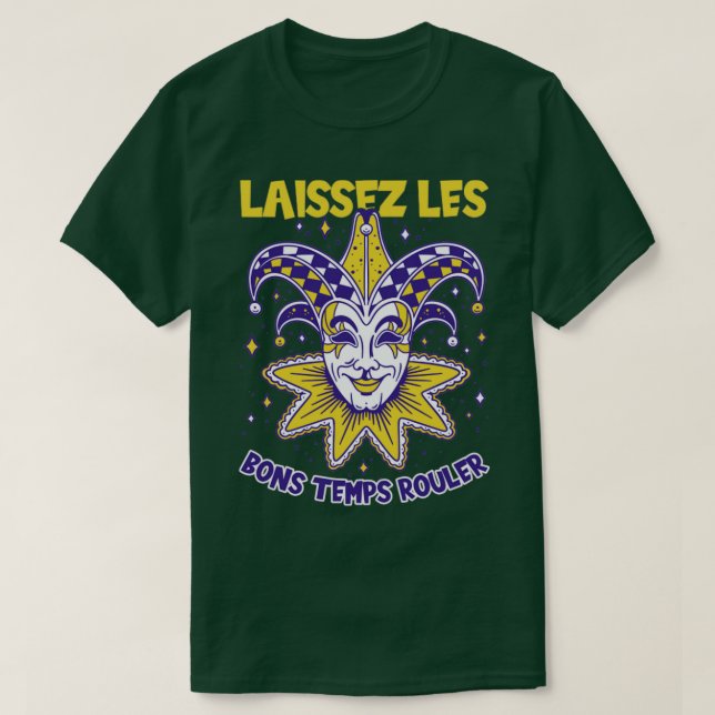 Camiseta Laissez les bons temps rouler 1 (Frente do Design)