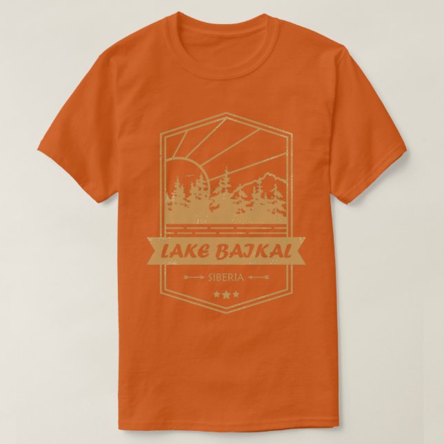 Camiseta Lake Baikal (Frente do Design)