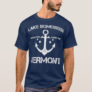 Camiseta LAKE BOMOSEEN VERMONT Funny Fishing Camping Gift