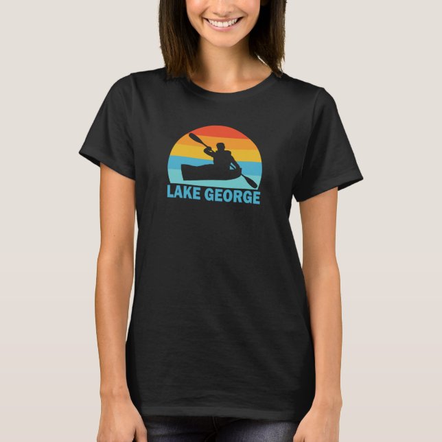 Camiseta Lake George New York Kayak (Frente)