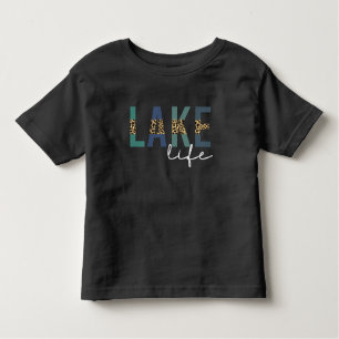 Camiseta Lake Life Cheetah Impressão Tipografia