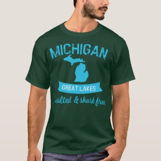 Camiseta Lake Michigan Unsalted Shark Erie Huron Ontario Su