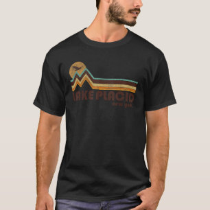 Camiseta Lake Placid Nova York NY 70s 80s Estilo Retro Vint