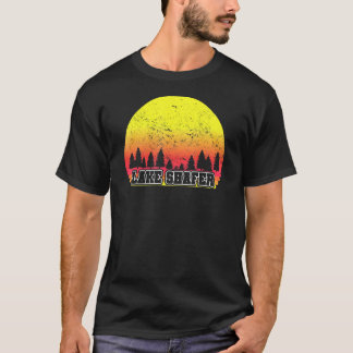 Camiseta Lake Shafer Indiana Retro Scenic Sunset Graphic