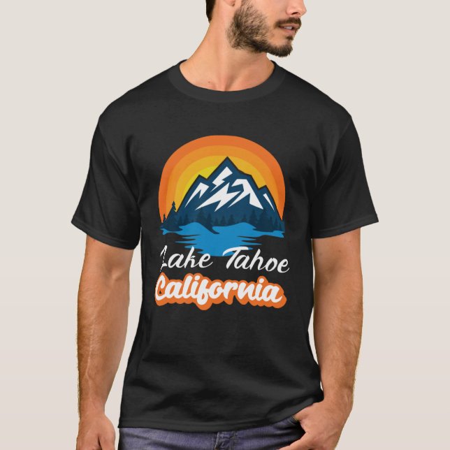 Camiseta Lake Tahoe Nevada California Souvenir National For (Frente)