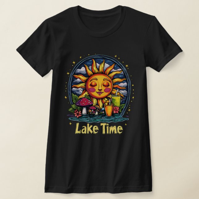Camiseta "Lake Time" Retro Sun & Nature (Postura )