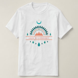 Camiseta LAKE WILLOUGHBY boho rainbow moon