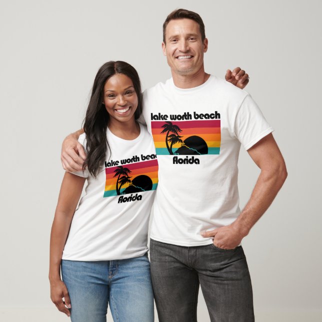 Camiseta Lake Worth Beach Florida (Unissex)