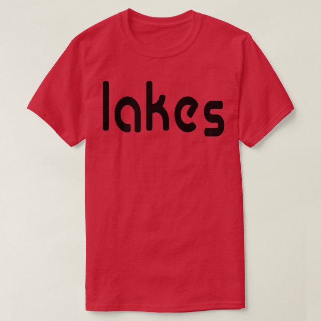 Camiseta Lakes, Alaska  (Frente do Design)