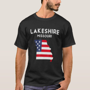Camiseta Lakeshire Missouri EUA State America Viagem Missou