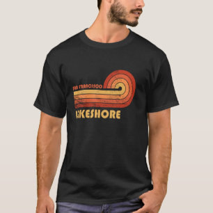 Camiseta Lakeshore San Francisco California Retro Vintage