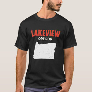 Camiseta Lakeview Oregon EUA State America Viagens