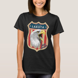 Camiseta Lakota Tribe - Respeito do Orgulho Indiano Nativo