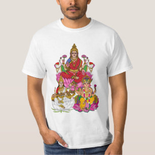 Camiseta Lakshmi Saraswati Ganesha Moletom