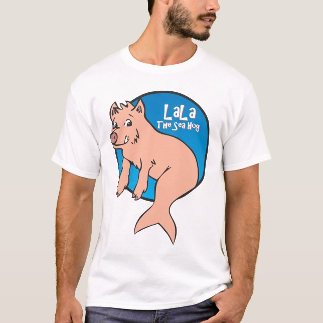 Camiseta LaLa: O porco do mar - adulto (Frente)
