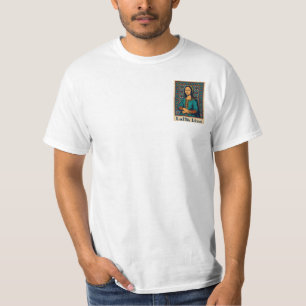 Camiseta Lalla lisa - Retrato de uso marroquino