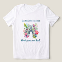 Camiseta LAM Floral Não Significa Frágil Feminino