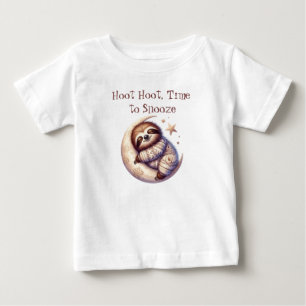 Camiseta Lama Adorável e tecido do bebê da Lua
