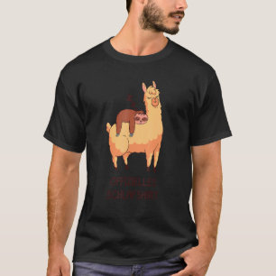 Camiseta Lama Alpaca Sloth Jornal Pajamas Nightdress