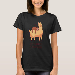 Camiseta Lama Alpaca Sloth Jornal Pajamas Nightdress