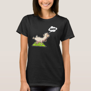Camiseta Lama Alpaca Yoga Possui ginástica esportiva Ohmmm 