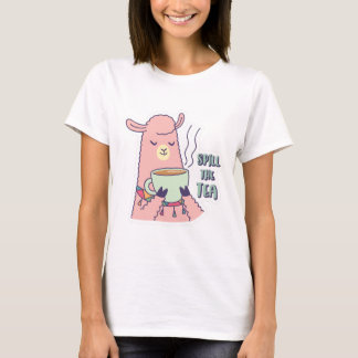 Camiseta lama Bebe chá
