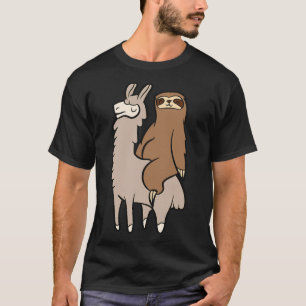 Camiseta Lama Bonita A Andar Em Llama Ama Llama E Lúteras