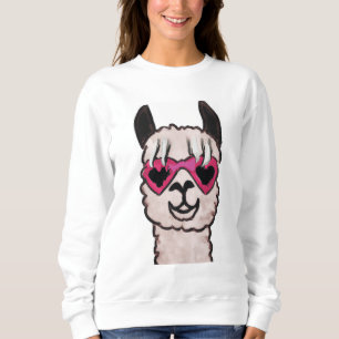 Camiseta Lama Bonita com Óculos