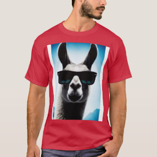 Camiseta Lama com óculos de sol 1