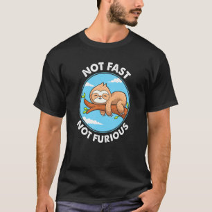 Camiseta Lama Cuta Não Rápida Não Furiosa