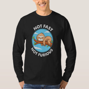 Camiseta Lama Cuta Não Rápida Não Furiosa