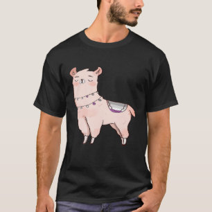 Camiseta Lama Cute Animal Asexual LGBTQIA Alpaca Orgulho Ac