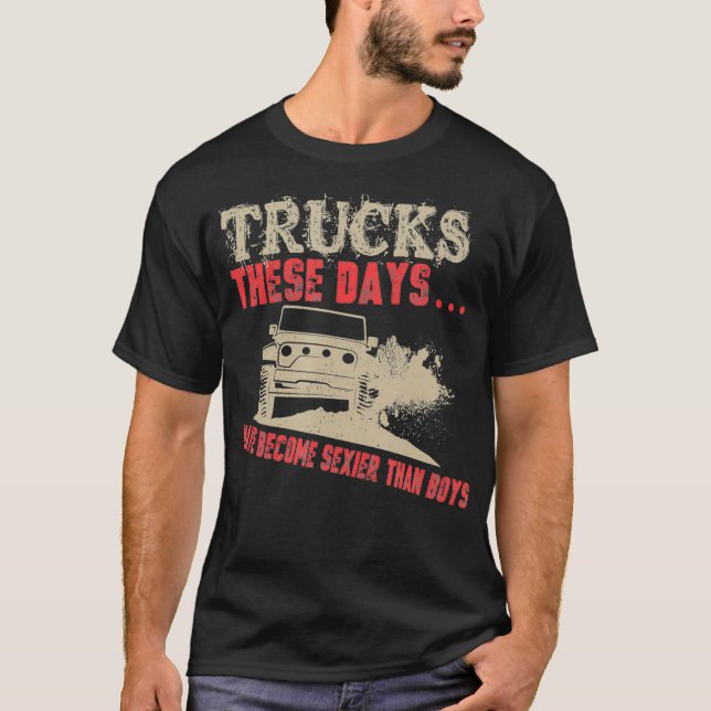 Camiseta Lama de lama de lama Sey Trucks  (Frente)