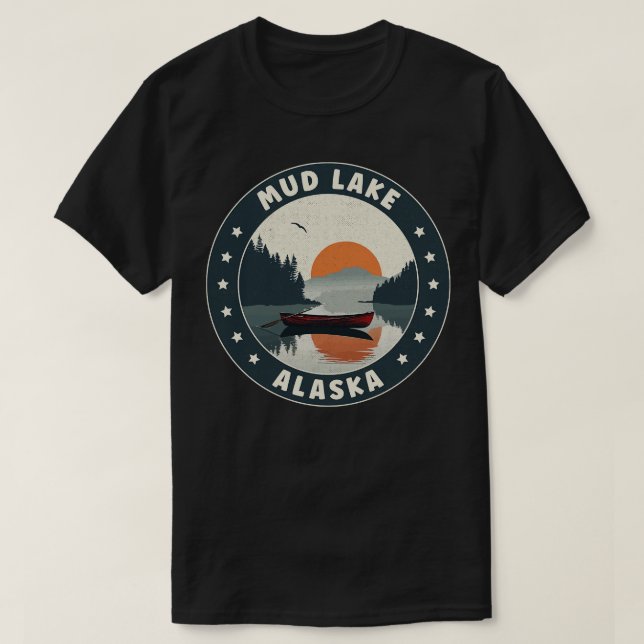Camiseta Lama de lama do Alaska Sunset TSirt (Frente do Design)