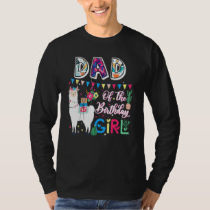 Camiseta Lama De Pai Bonito Da Fazenda De Aniversário Fa