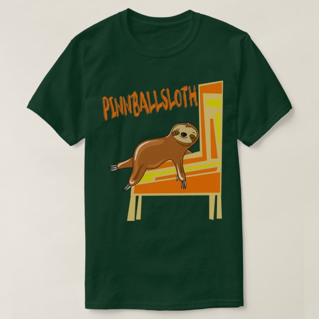 Camiseta Lama de Presente do Jogador de Pinball legal (Frente do Design)