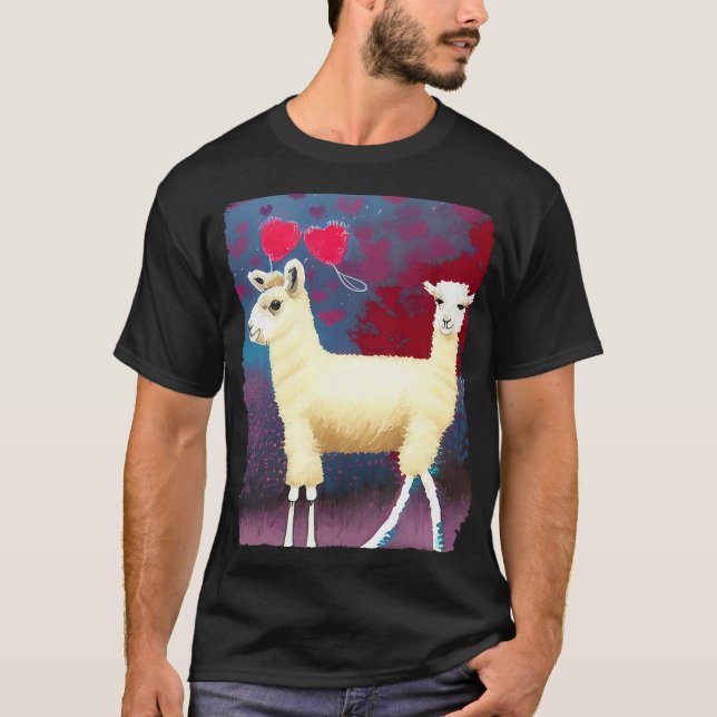 Camiseta Lama do amor 03 (Frente)