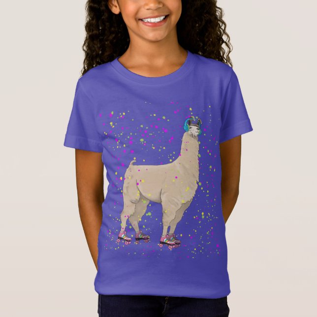 Camiseta Lama do disco do rolo (Frente)