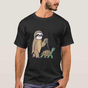 Camiseta Lama E Tartaruga Engraçada